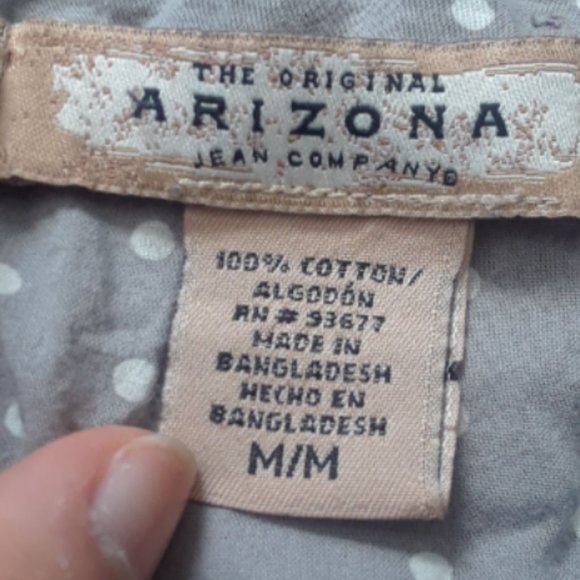 Arizona Women Black&White Plaid Flannel - Picture 8 of 11